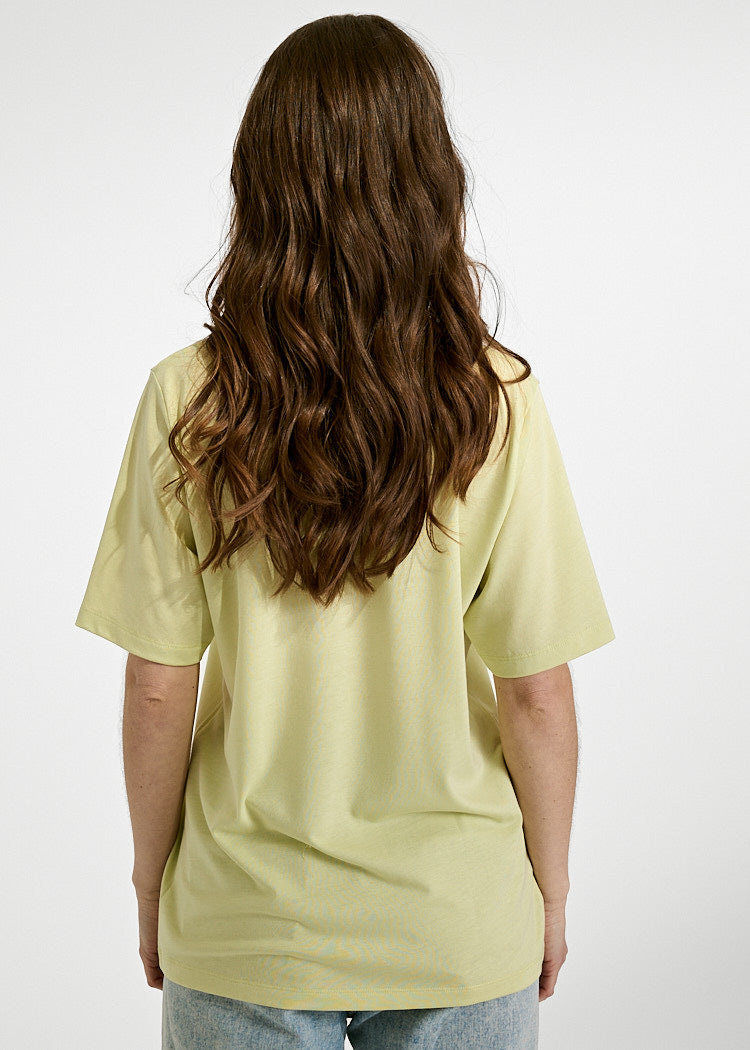 Wijld Frida Shadow Lime Damen T-Shirt Holz Basic