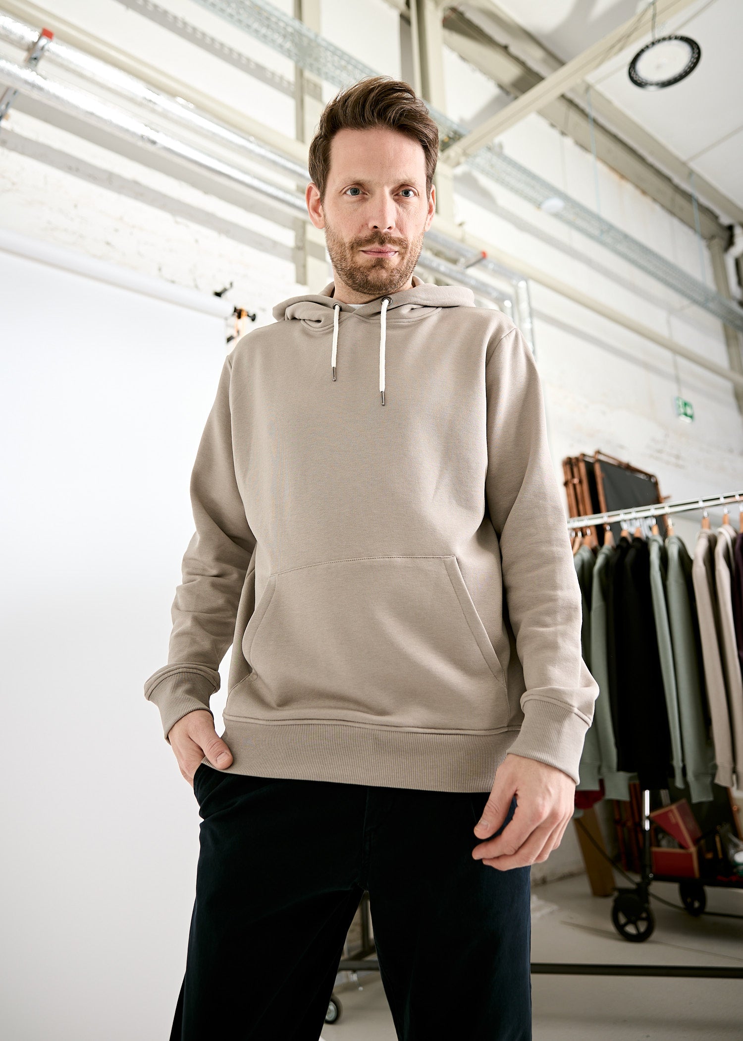 Wijld Hoodie Andy Moon Rock Herren Kapuzenpullover Bio