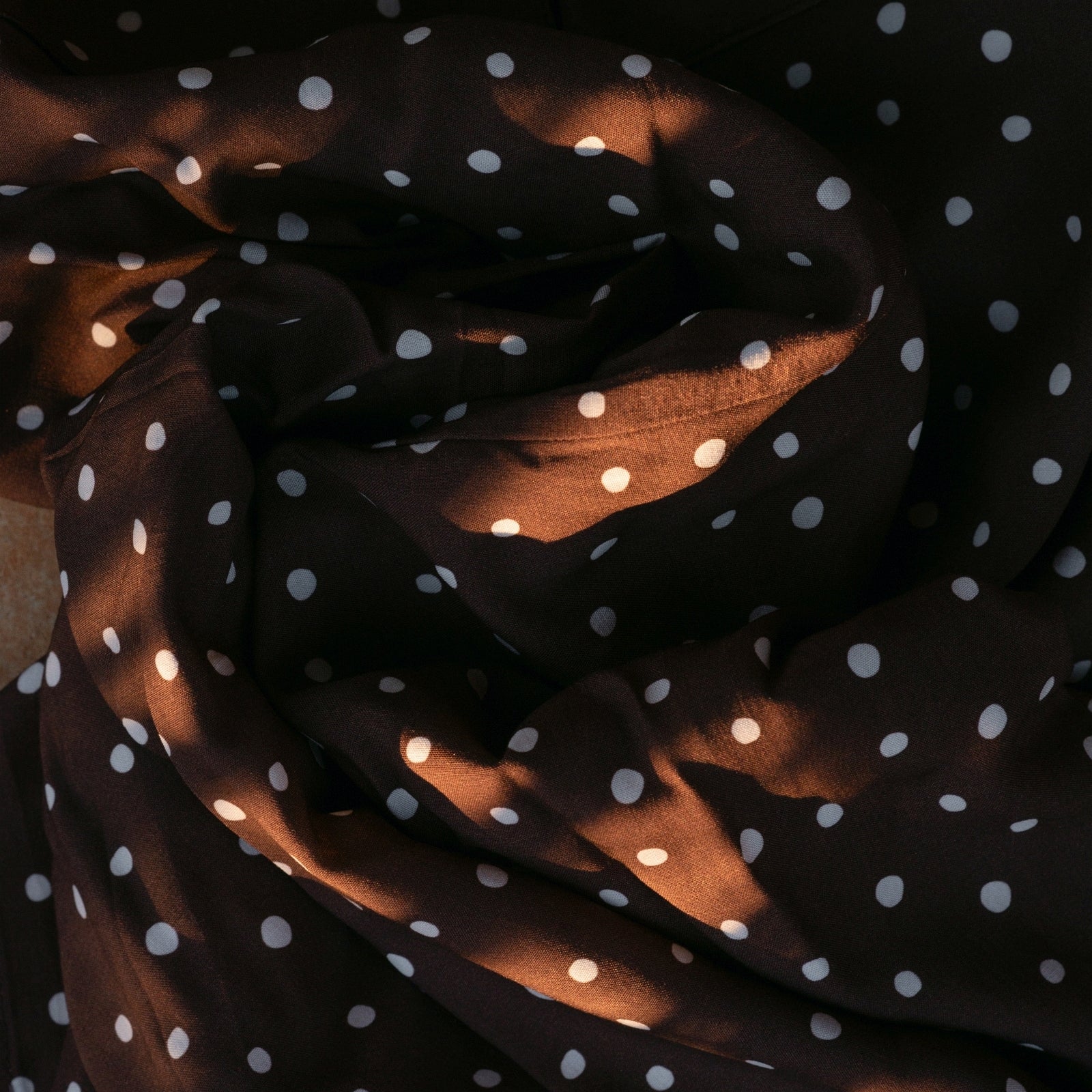 NORDLICHT Anni Wickelkleid Ecovero Dunkelbraun