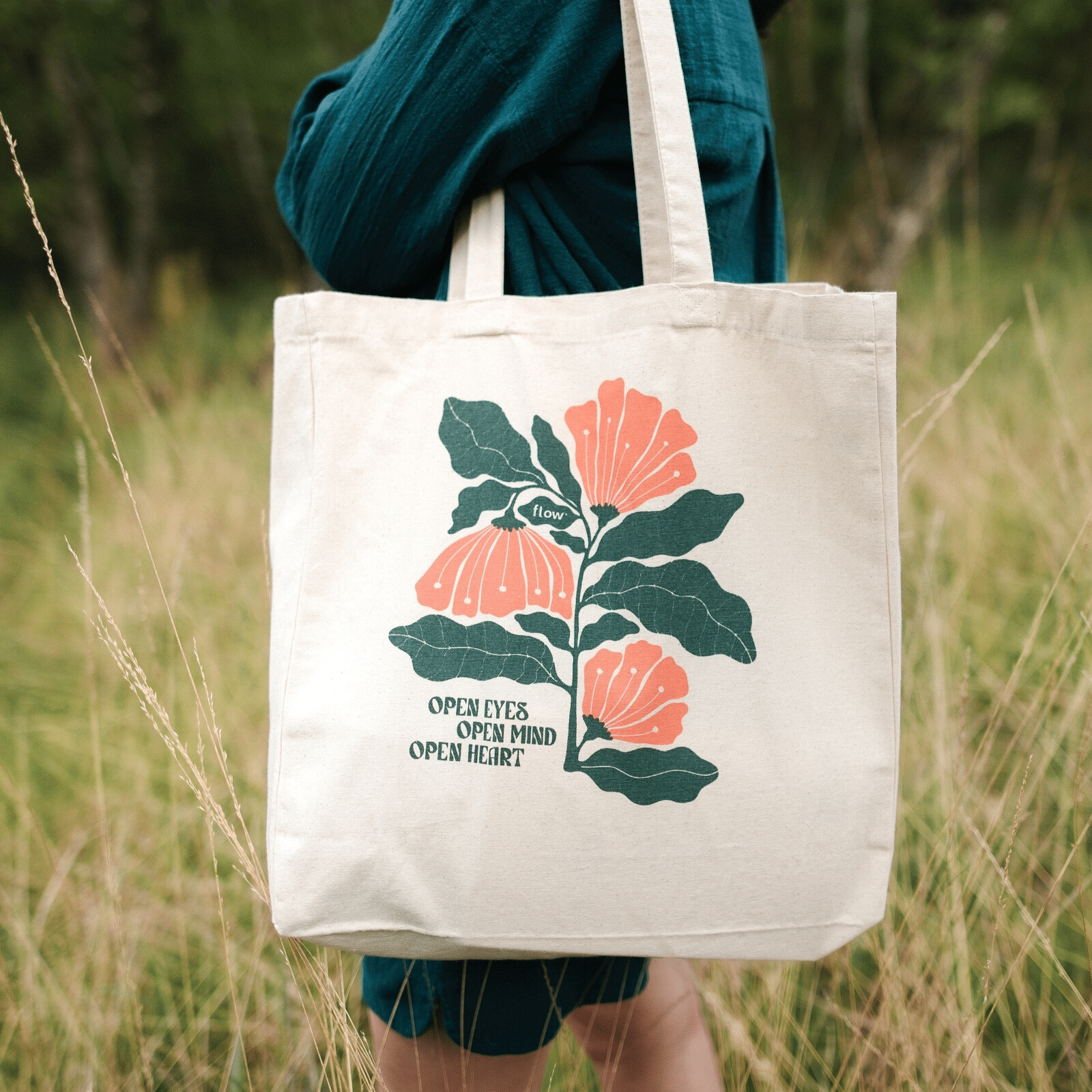 Nordlicht Flow Shopper Natur Bio-Baumwolle