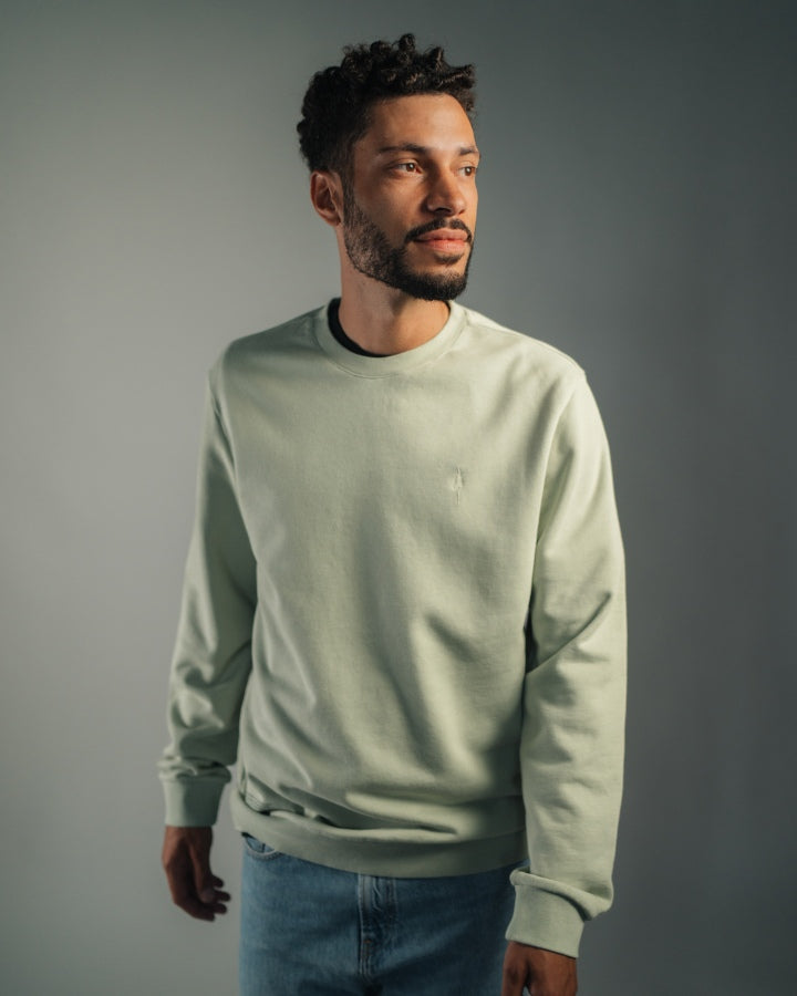 NIKIN TreeSweater Evolve Pullover Cool Matcha Bio-Baumwolle