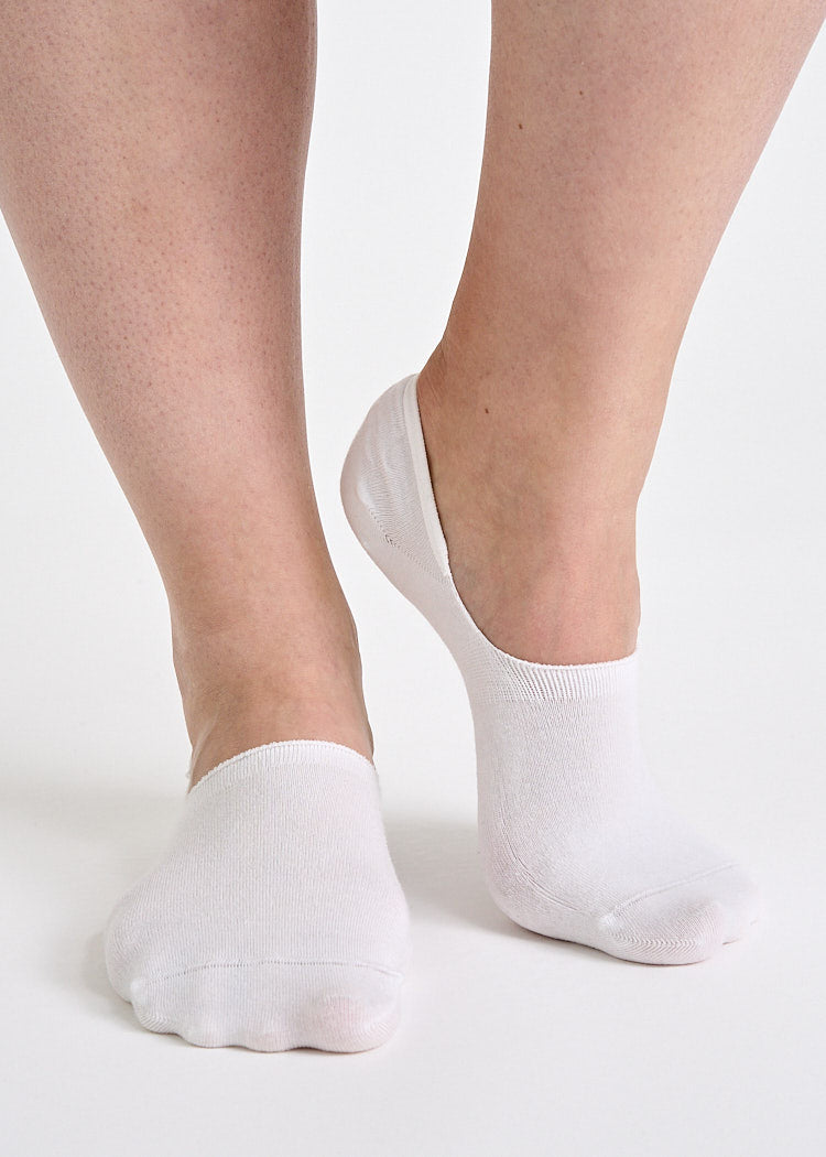 Wijld Woodsocks Ballerinasocken Bright White Lyocell