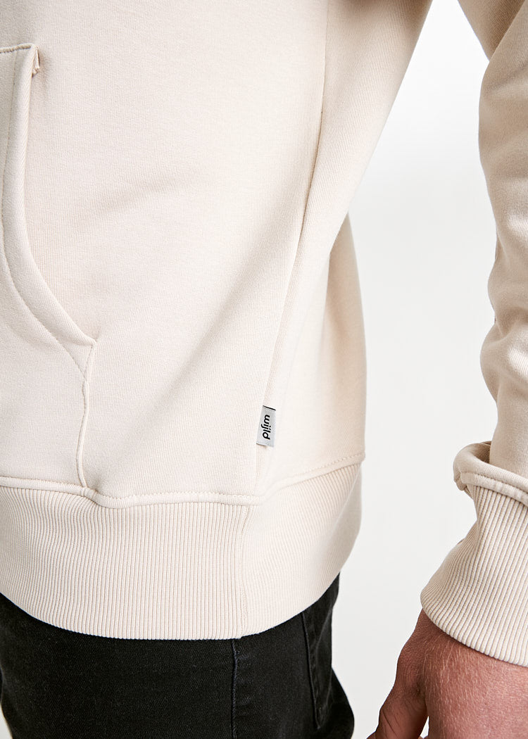 Wijld Hoodie Andy Herren Kapuzenpulli Pumice Stone
