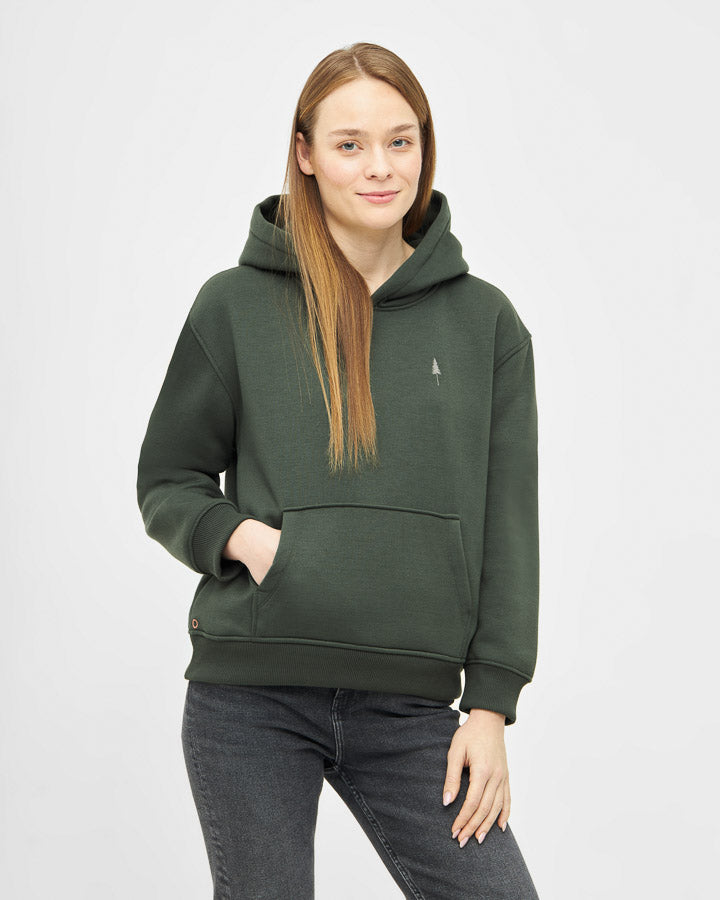 NIKIN TreeHoodie Circular Damen Hoodie Ash Green naNea
