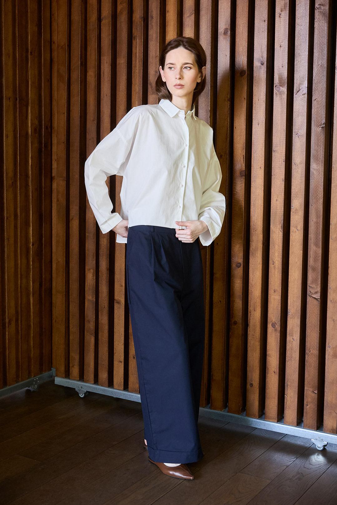 Christiane Strobel MARICO Bundfaltenhose Bio-Baumwolle