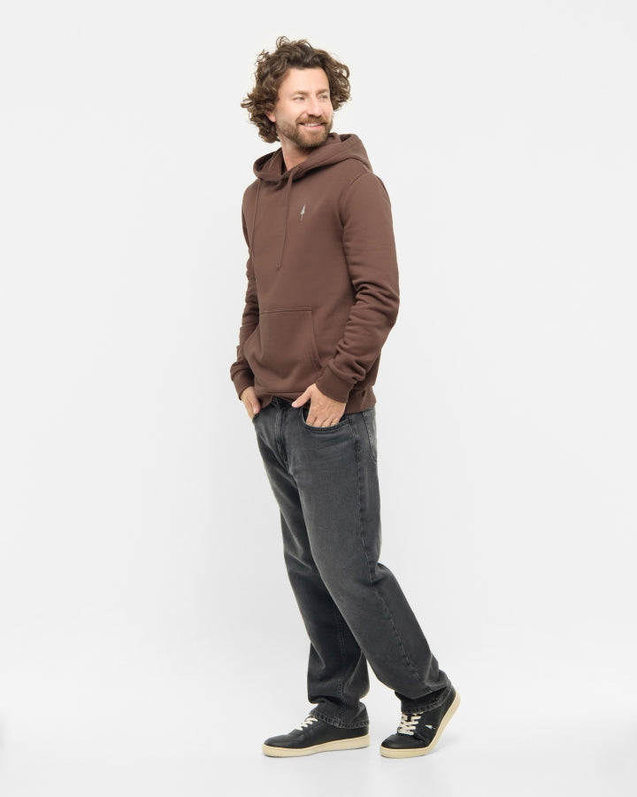 NIKIN TreeHoodie Kapuzenpullover Walnut Bio-Baumwolle