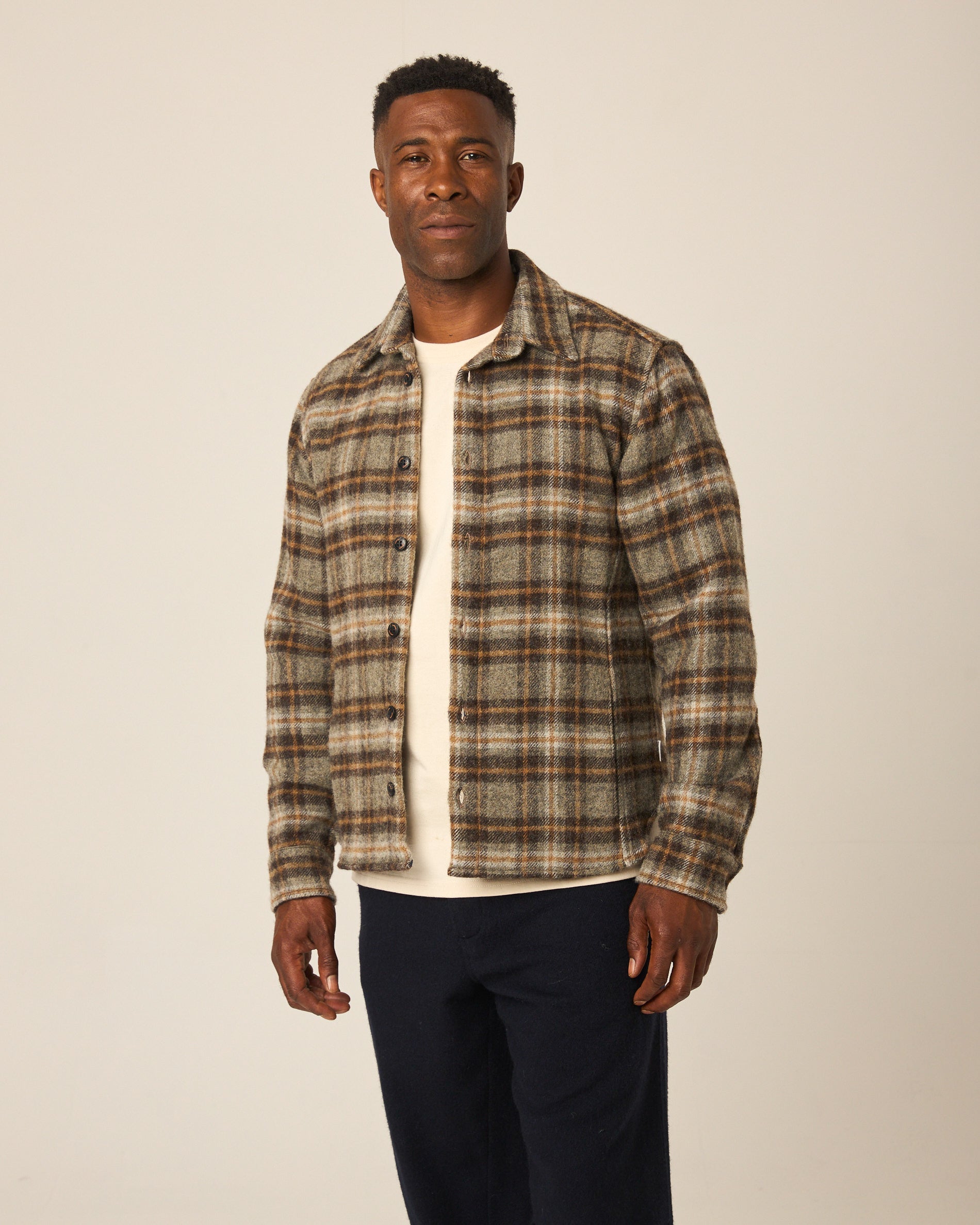 Peregrine Wool Overshirt Hemdjacke Redcliffe Britische Wolle
