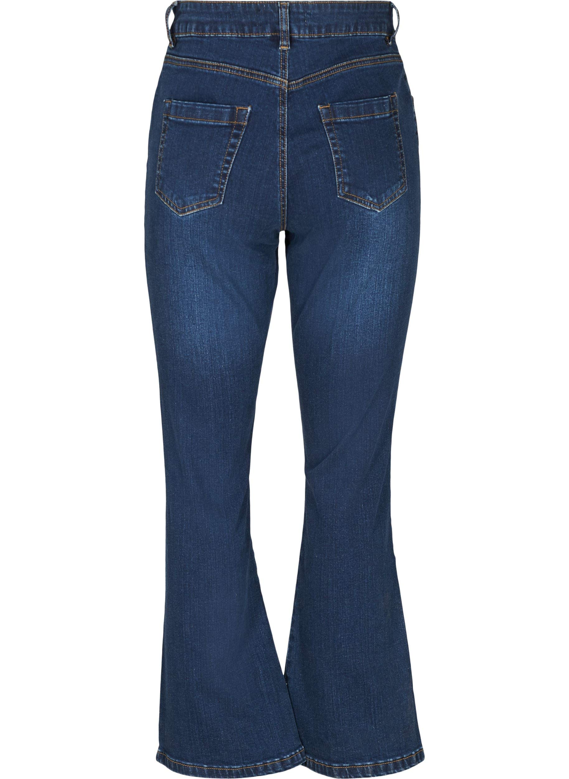 Zizzi Ellen Jeans Bootcut Damen High Waist Plus Size