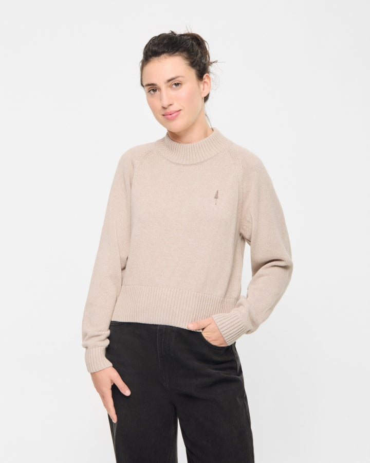 NIKIN TreePullover Cosy Damenpullover Beige