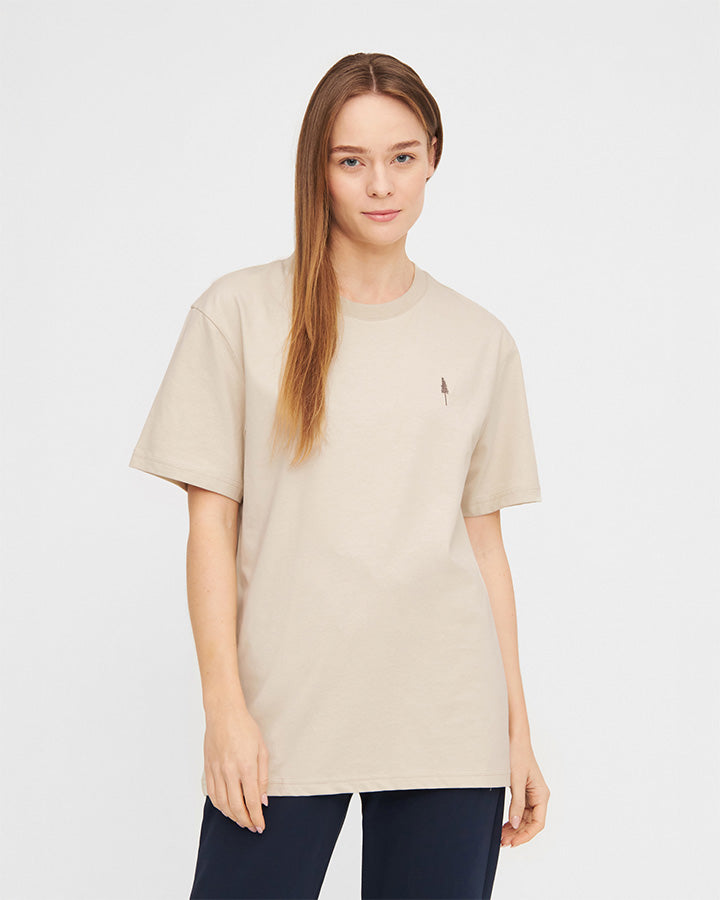 NIKIN TreeShirt T-Shirt Pumice Beige Bio-Baumwolle