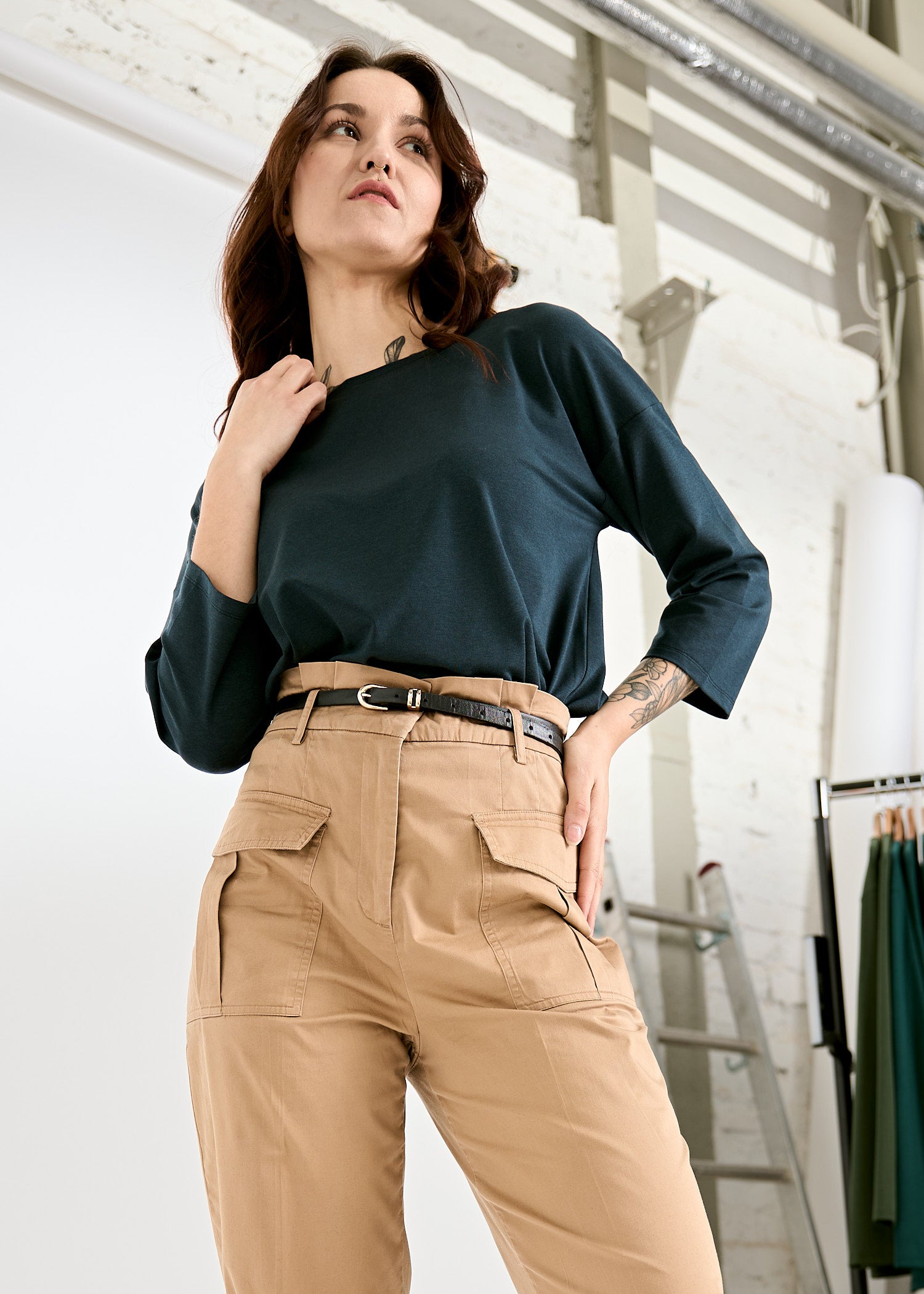 Wijld Langarmshirt Christin Damen Carbon 3/4-Arm