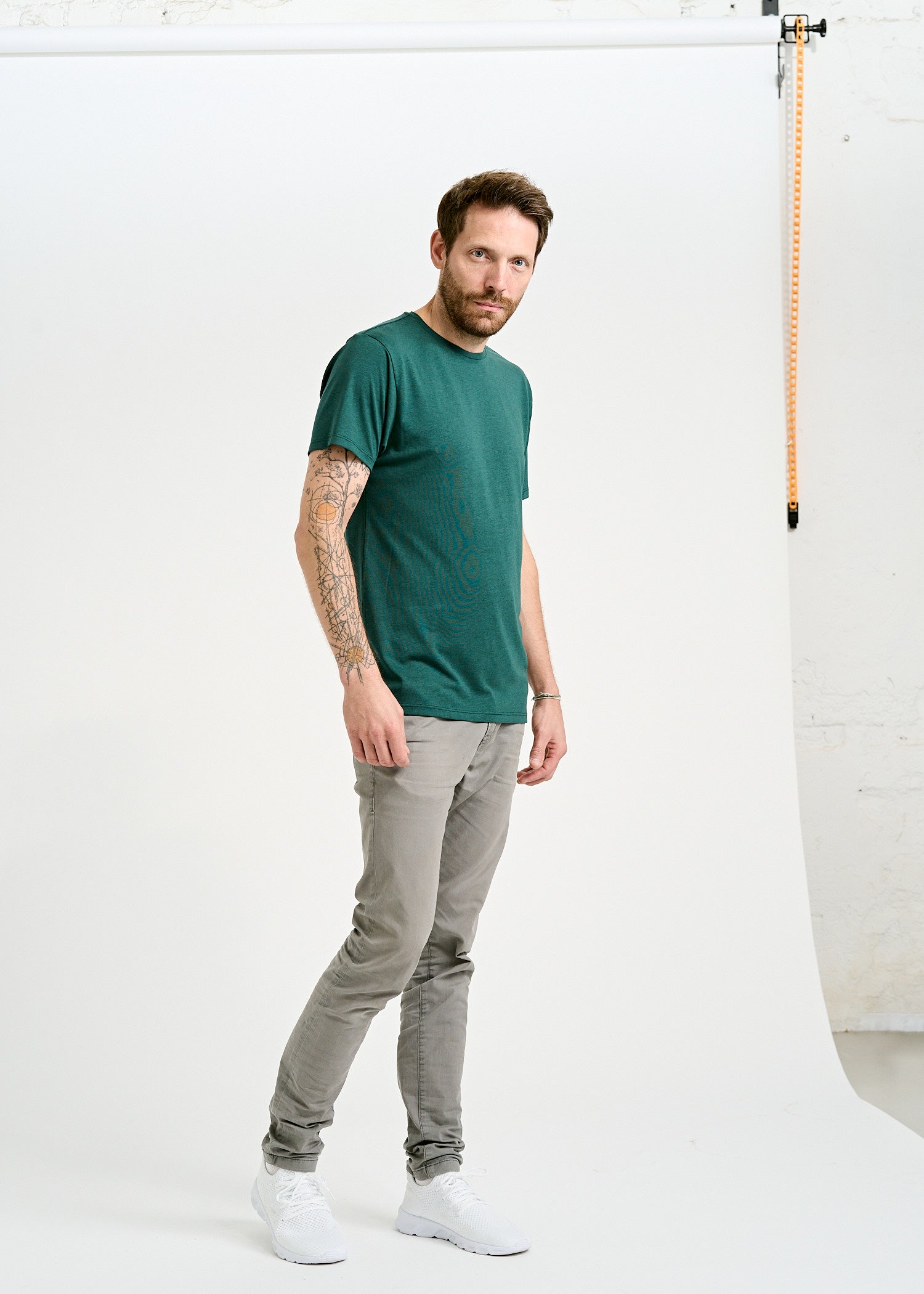 Wijld WoodShirt Alex T-Shirt Herren Sea Moss Regular Lyocell