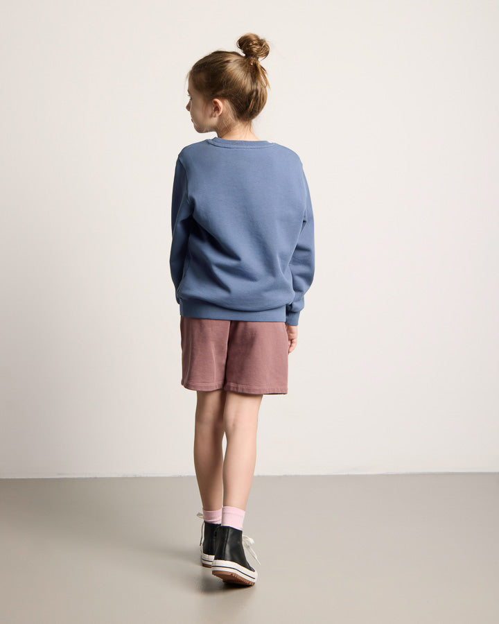 NIKIN TreeSweater Anniversary Kids Pullover Slate Blue Bio-Baumwolle