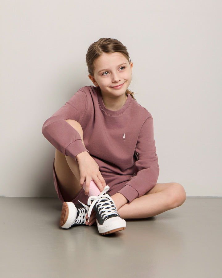 NIKIN TreeSweater Kids Pullover Astrodust – Bio-Baumwolle