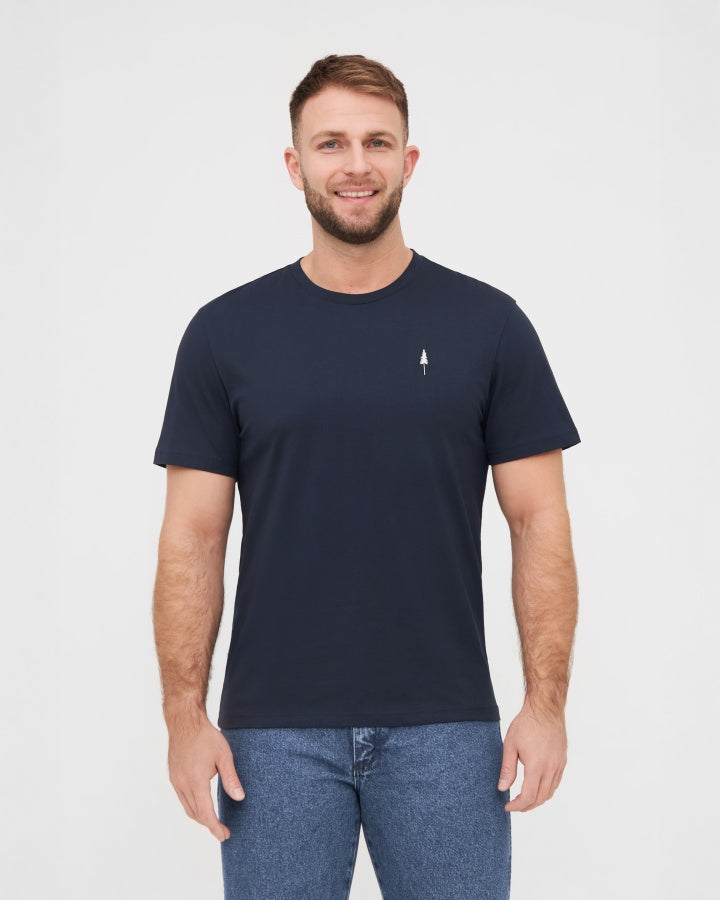 NIKIN TreeShirt Dark Navy T-Shirt Bio-Baumwolle Dunkelblau