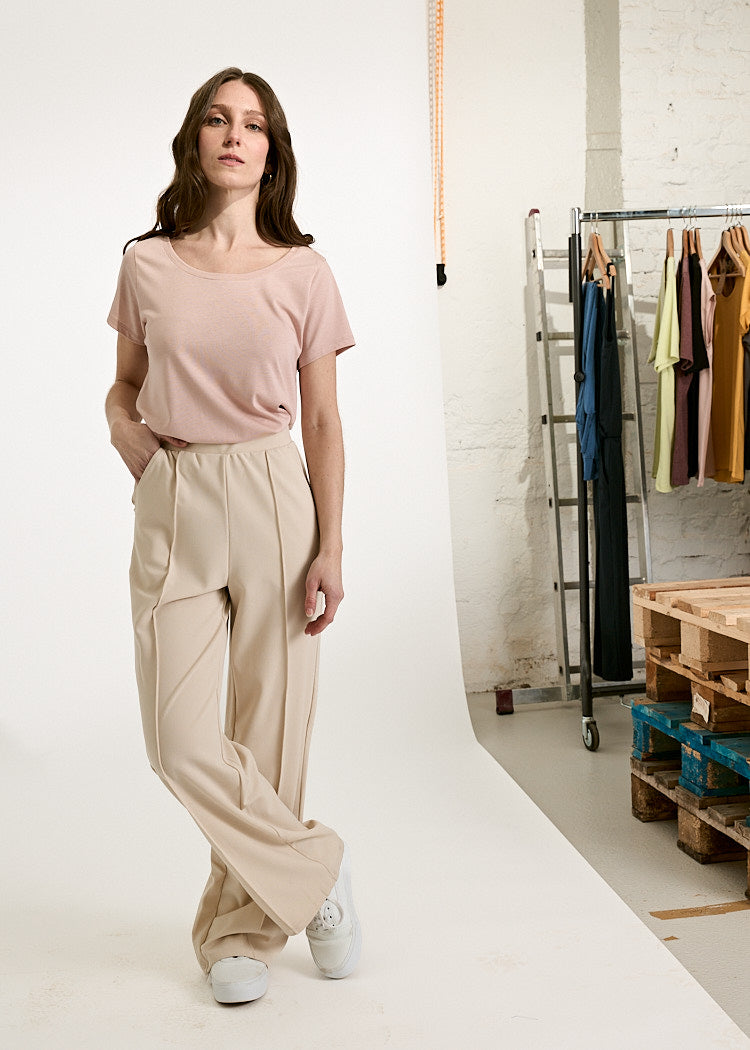 Wijld Woodshirt Lena Damen T-Shirt Smoked Rose Holz