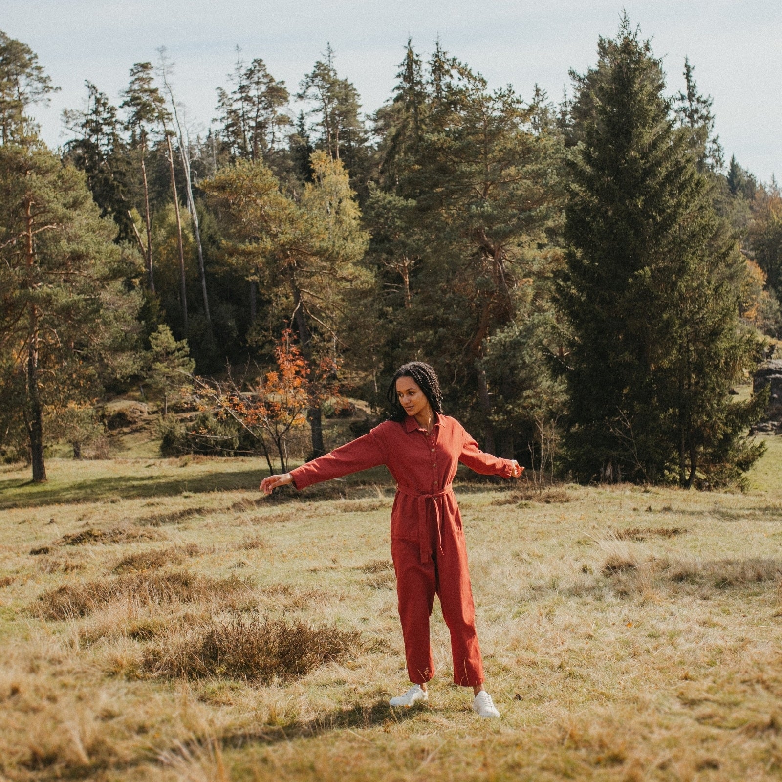 NORDLICHT Linnea Jumpsuit Bio-Baumwolle mit Taschen