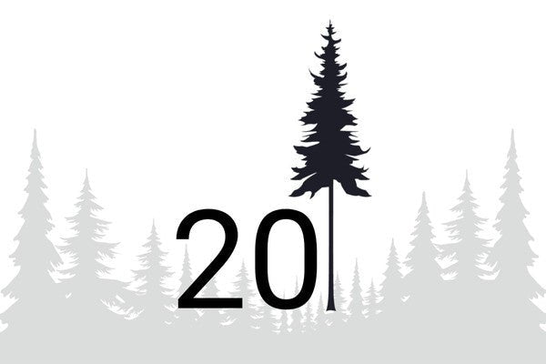 NIKIN Gift Card Bäume pflanzen 20 Bäume Gutschein