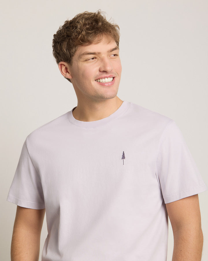 NIKIN TreeShirt T-Shirt Lilac Bio-Baumwolle Pre-wash