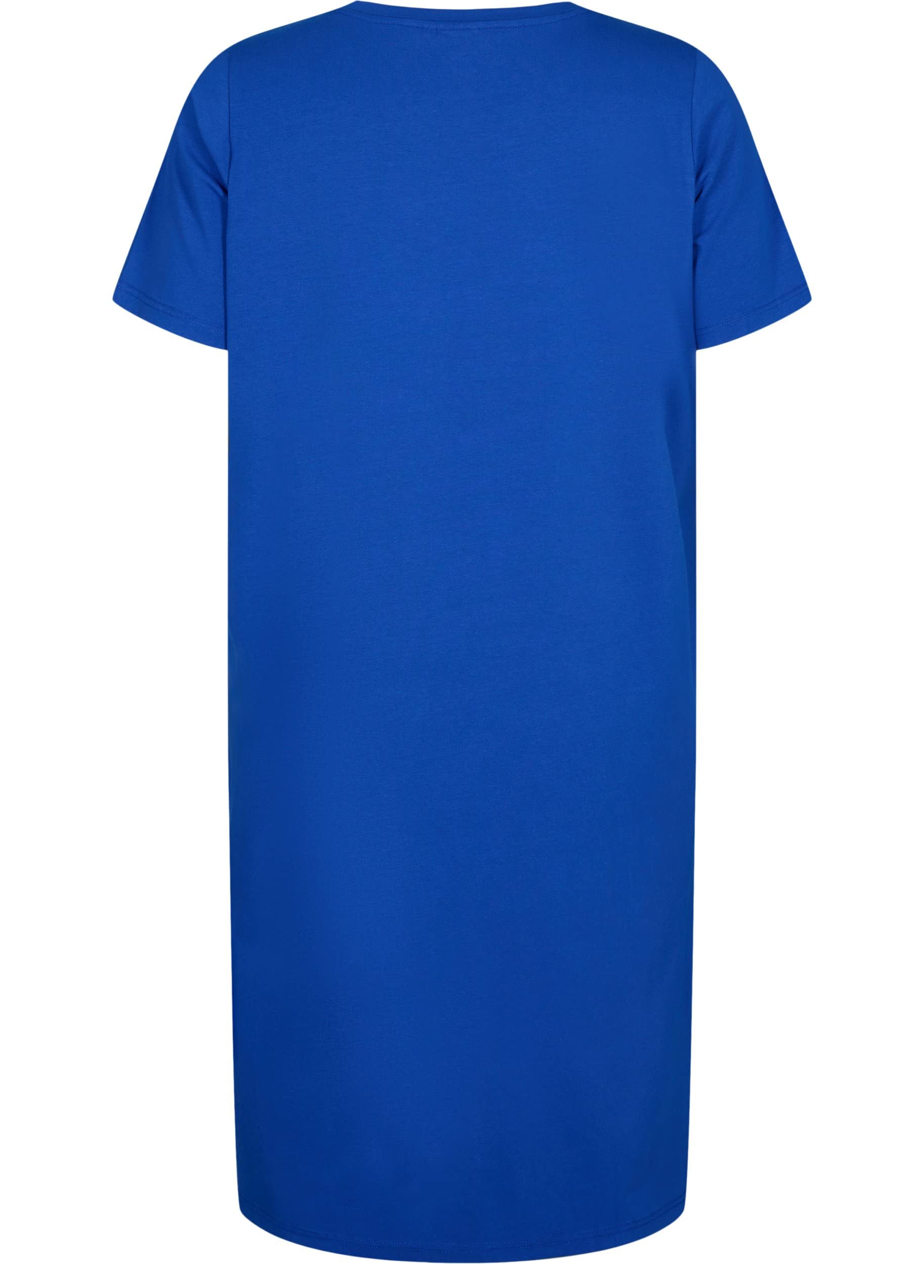 Zizzi Dresses Kleid Baumwolle kurze Ärmel Große Größen