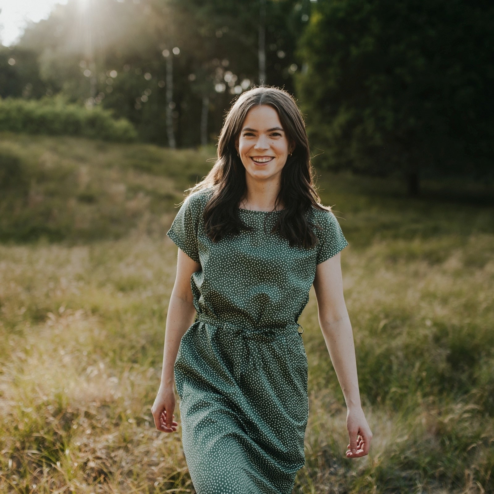 NORDLICHT Elin Kleid mit Punkten Ecovero Sommerkleid