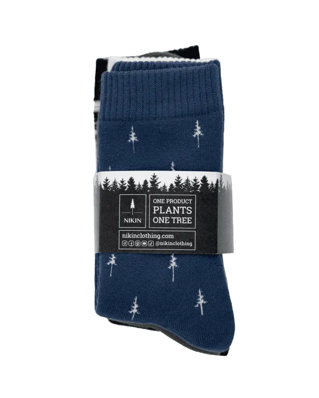 NIKIN TreeSocks Socken Multicolor 3er Bundle Bambus