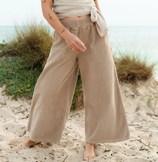 NORDLICHT Nala Cord Culotte Damen Braun Babycord