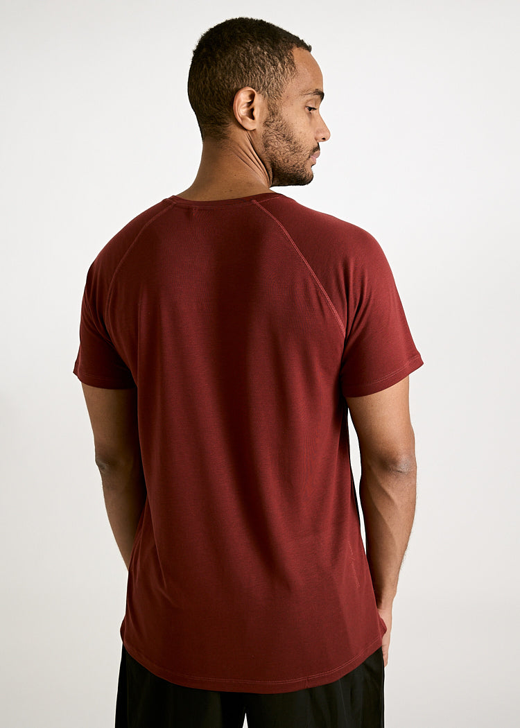 Wijld Max Sportshirt Herren Dark Red atmungsaktiv