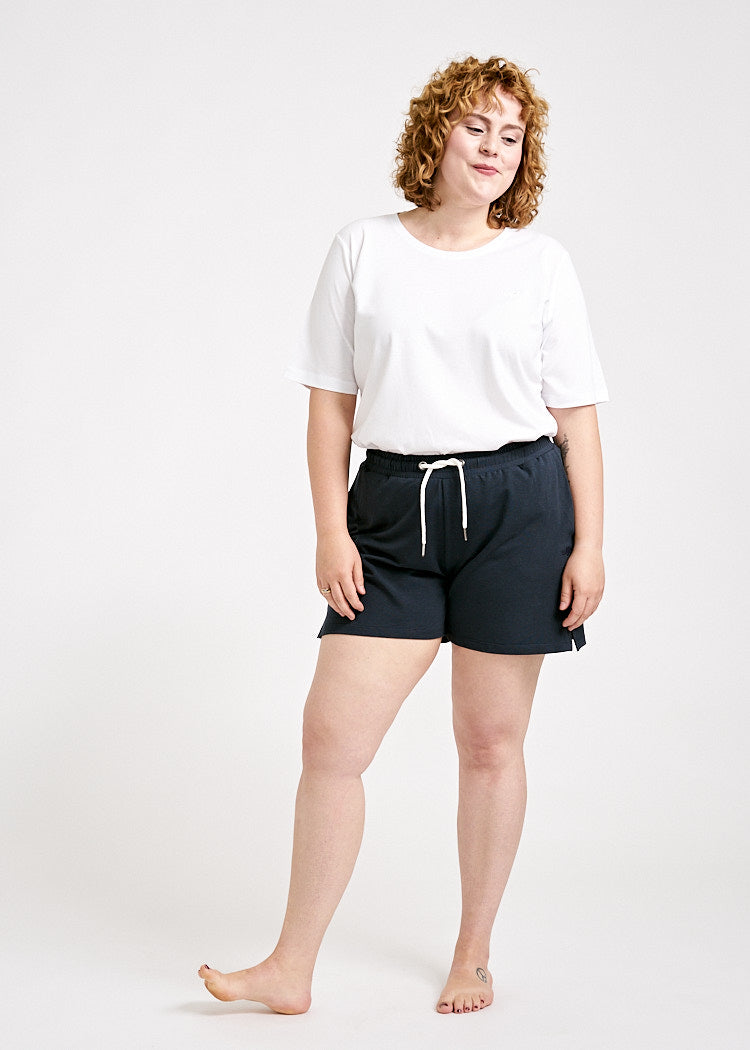 Wijld Jersey Shorts Damen Shorts Carbon Lyocell