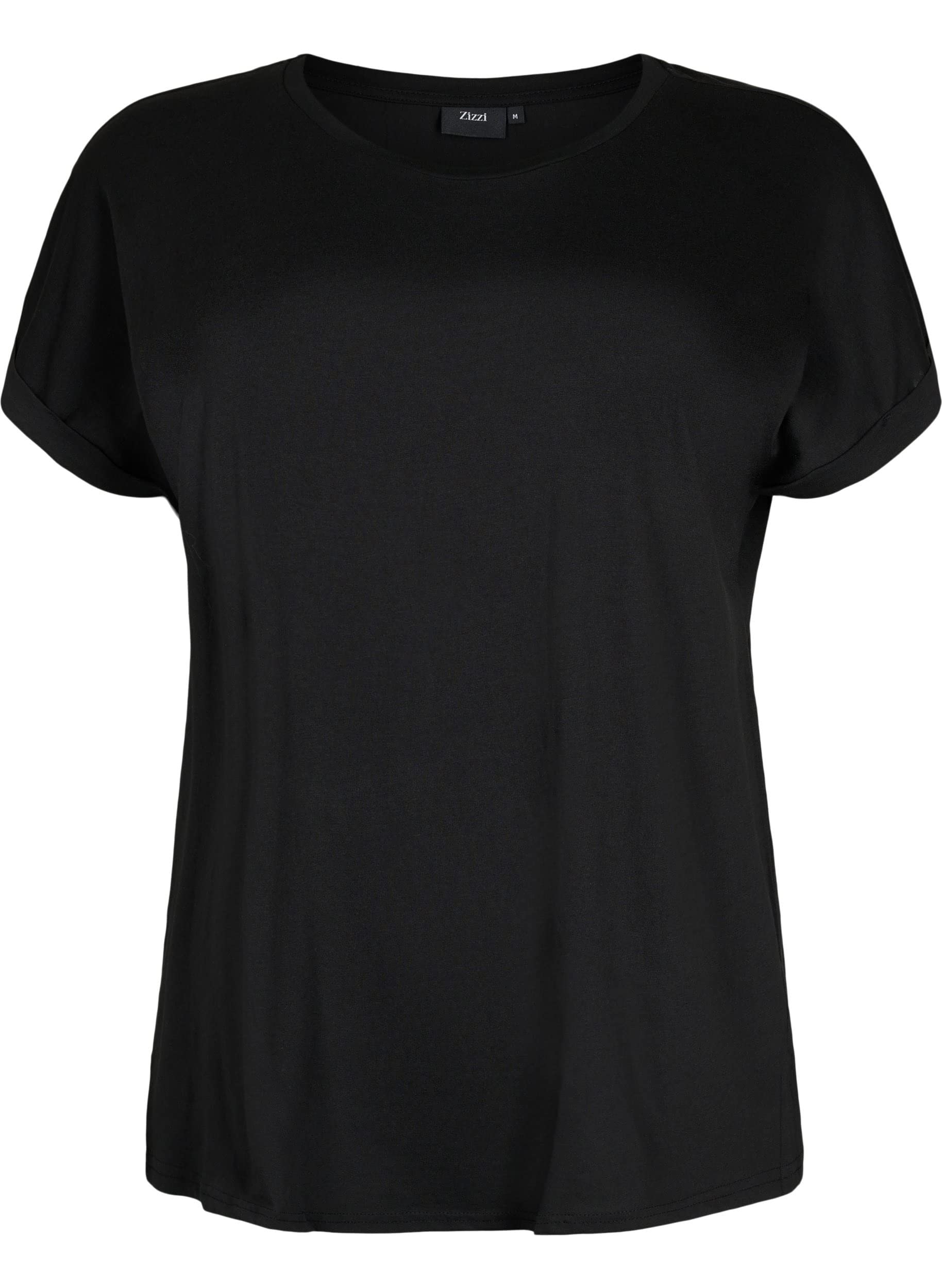 Zizzi T-Shirt 2er Pack Damen Rundhals Dusty Olive