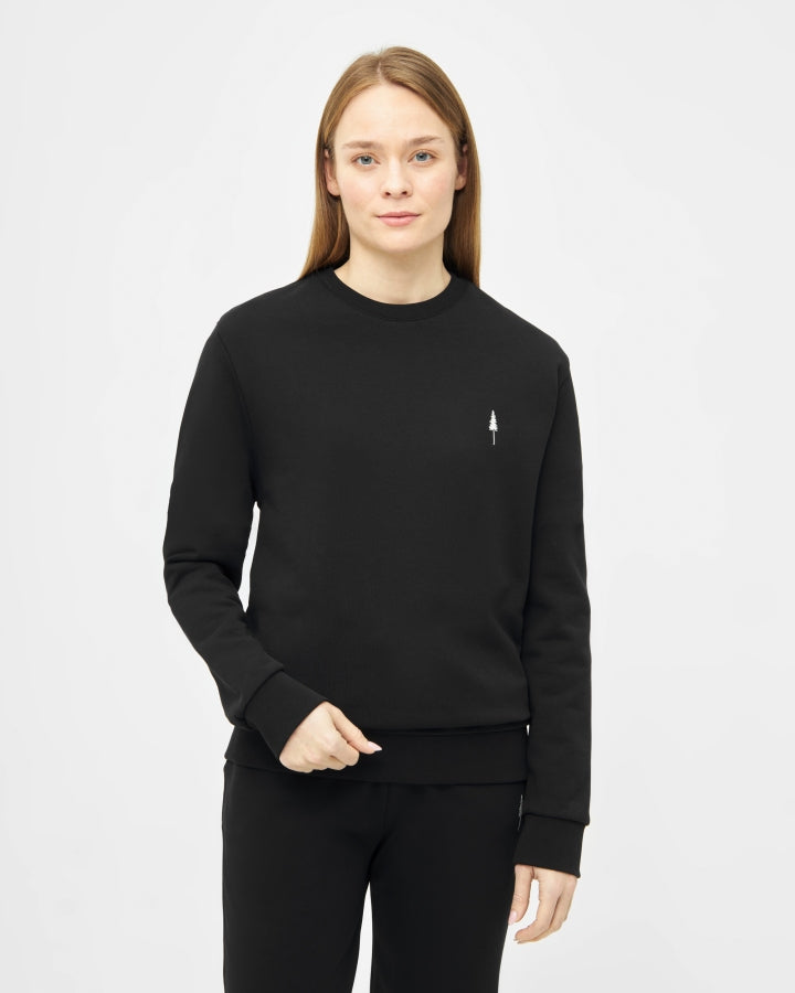 NIKIN TreeSweater Black Sweater Schwarz Bio-Baumwolle