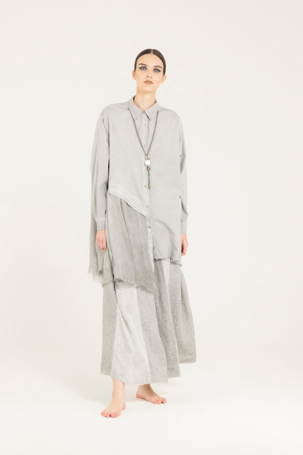Sanctamuerte Camicie Camicia Hemd Popeline-Seide