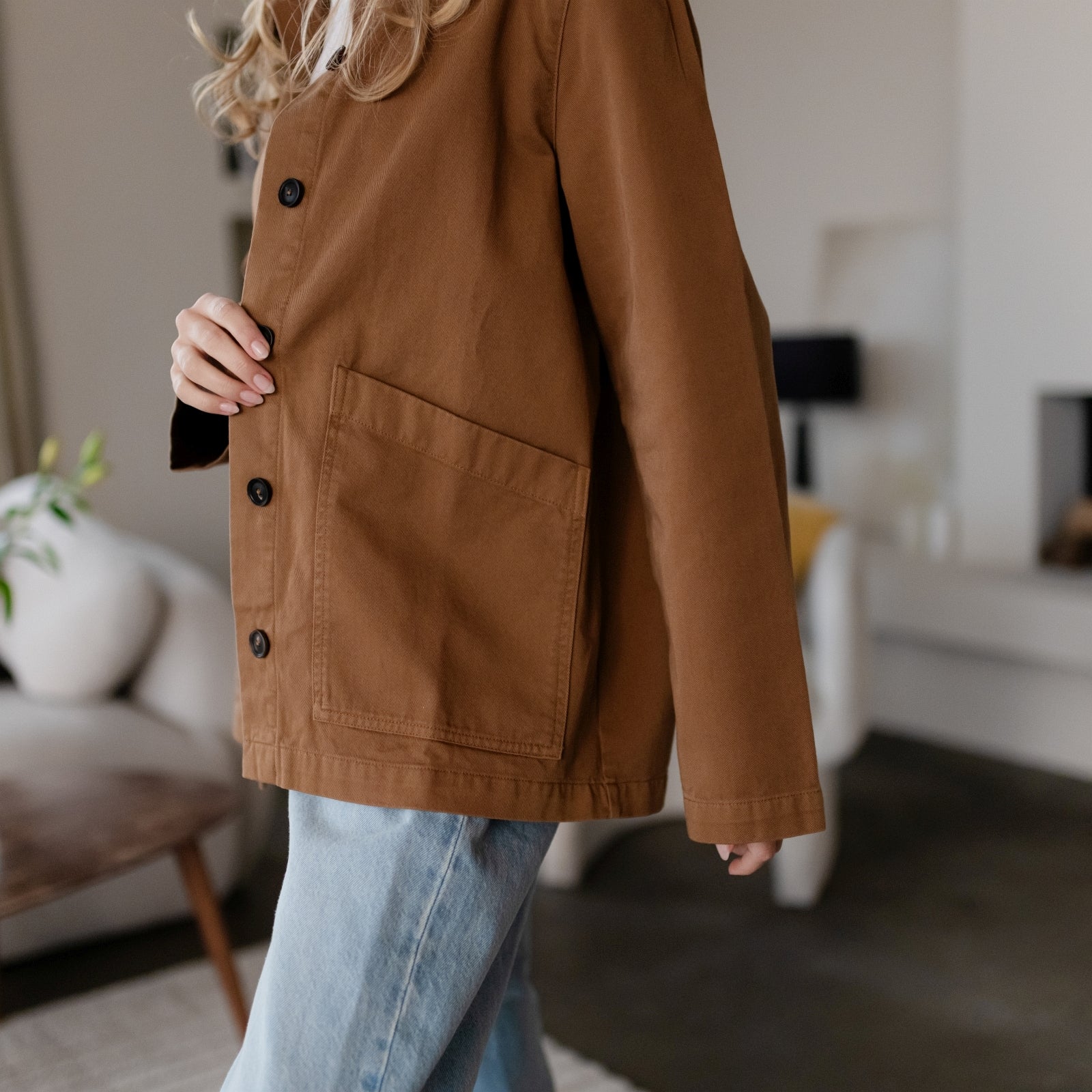 Nordlicht Tine Jacke braun aus Bio-Baumwollmix
