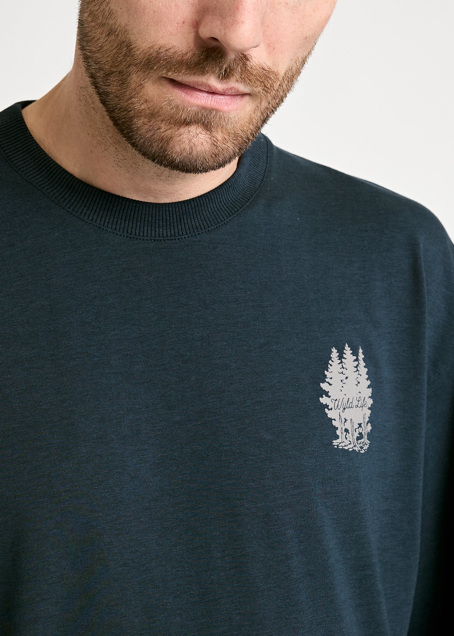 Wijld WoodShirt James Linocut Herren T-Shirt Print