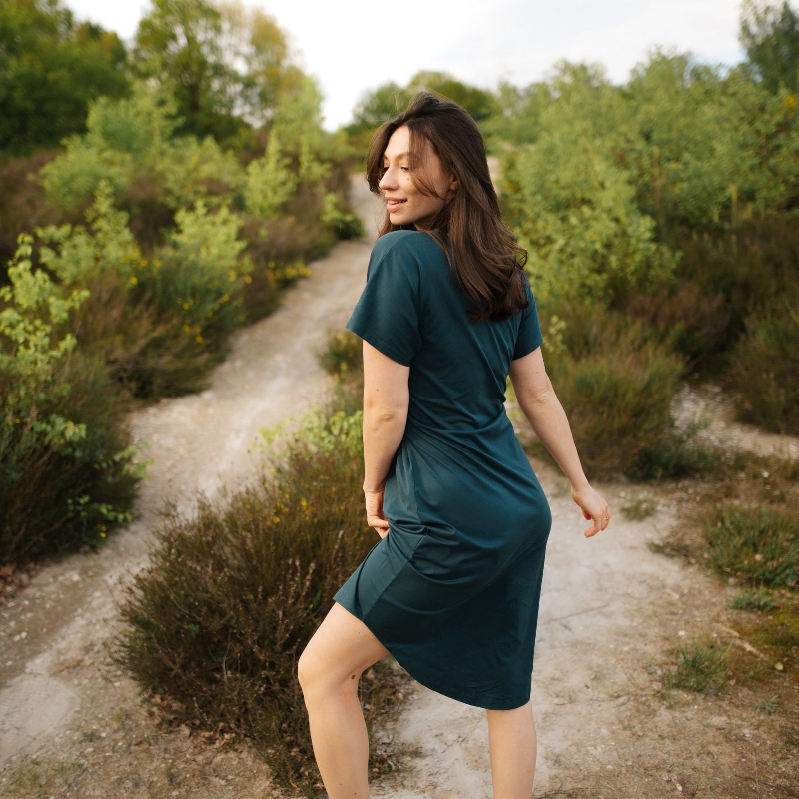 NORDLICHT Minja Wickelkleid Jersey Bio-Baumwolle