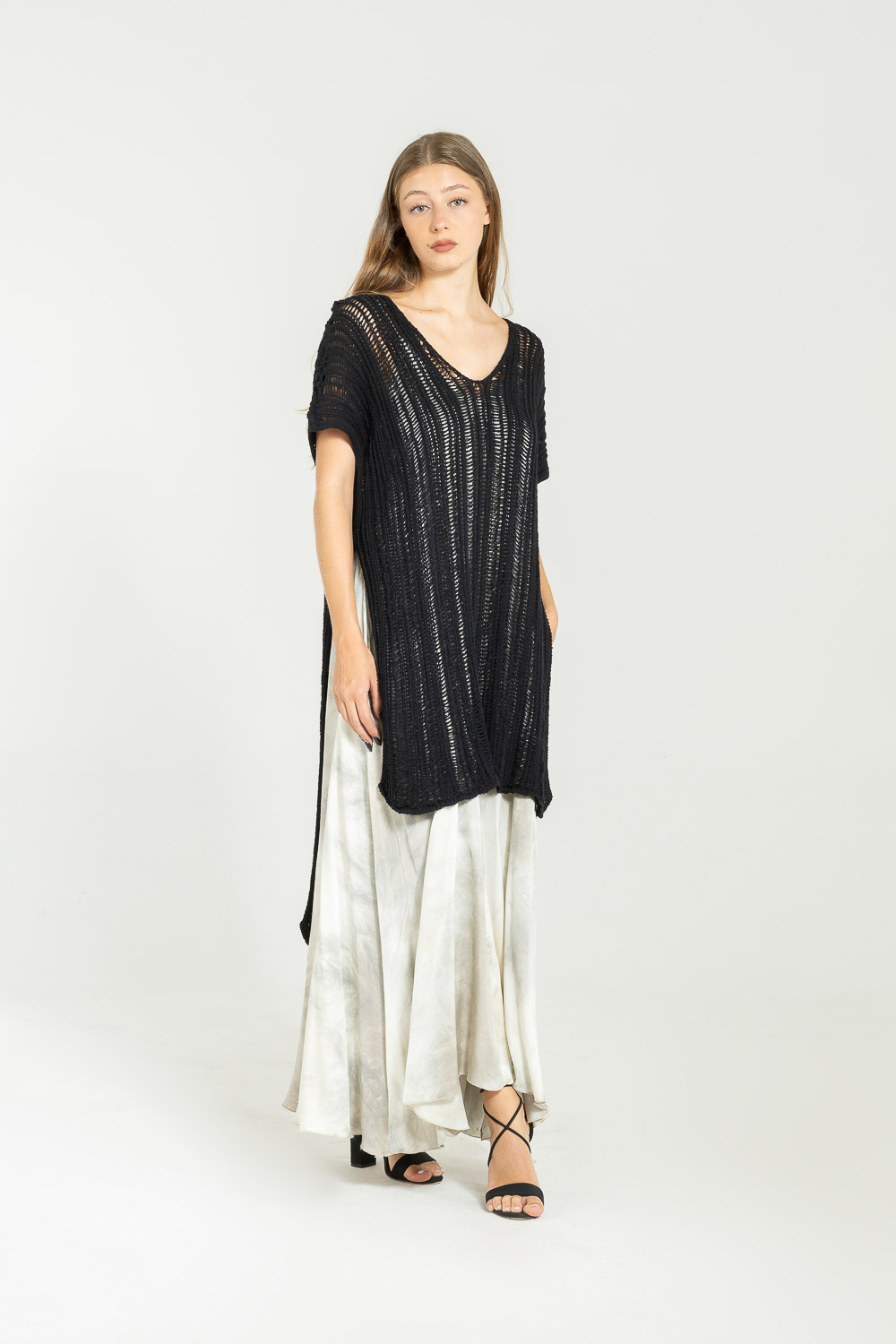 Sanctamuerte Maglieria Maglia Strickpullover Baumwolle V