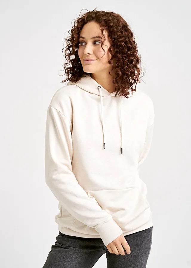 Wijld Hoodie Damen Kapuzenpulli Crème Brûlée Lyocell