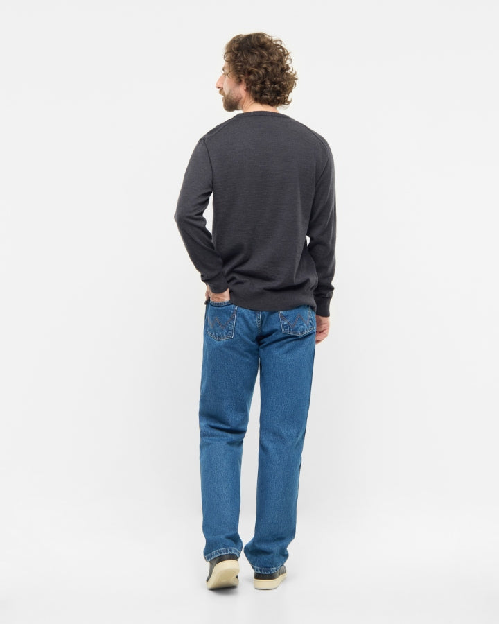 NIKIN TreePullover Merino Wool Pullover anthrazit meliert
