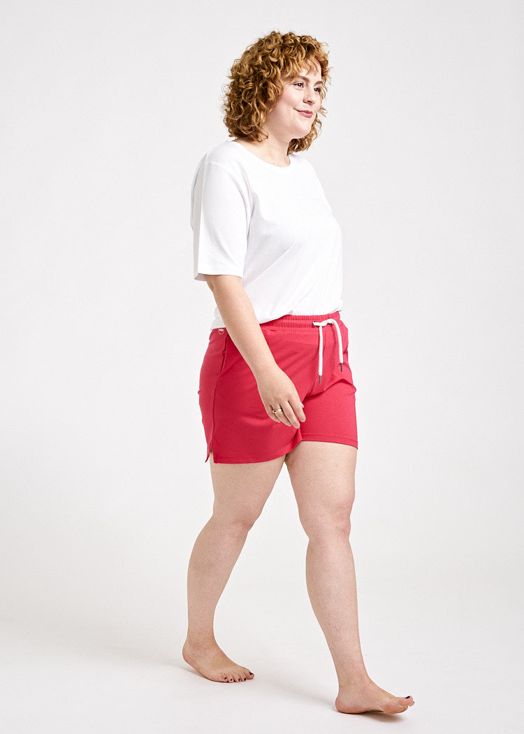 Wijld Jersey Shorts Viva Magenta Damen Shorts pink 100% Lyocell