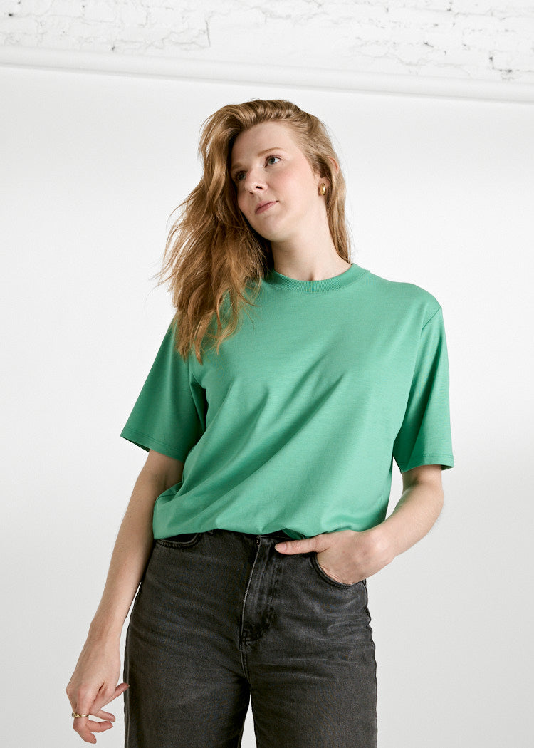 Wijld WoodShirt Tara Damen T-Shirt Winter Green Lyocell
