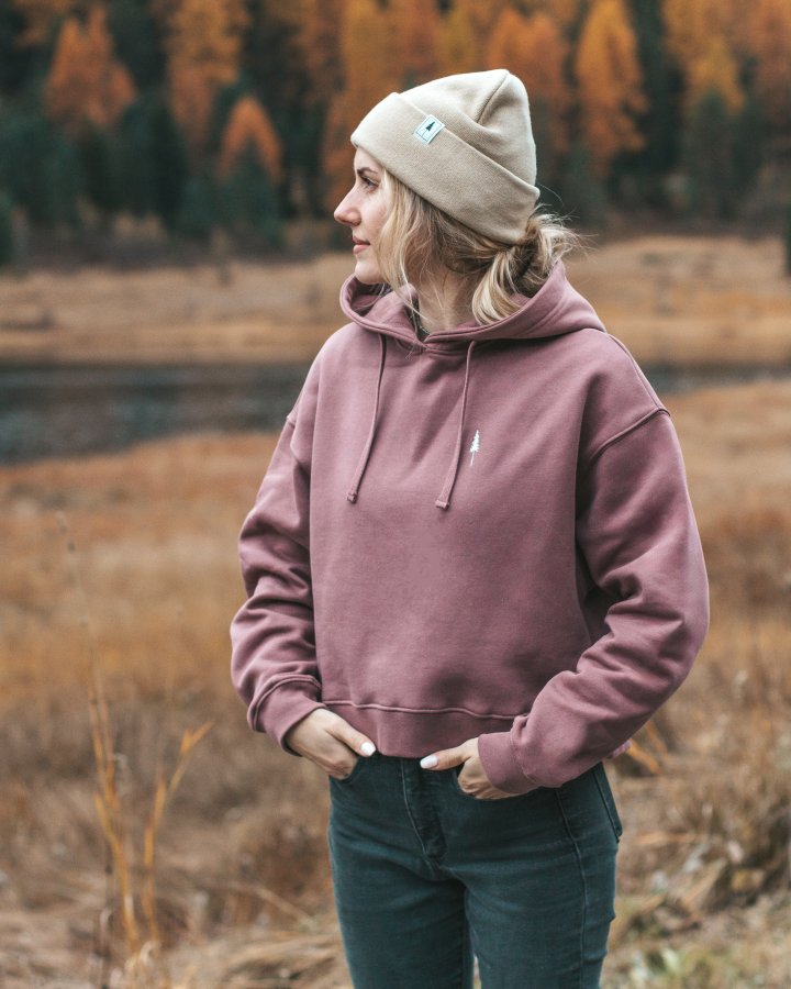 NIKIN TreeHoodie Oversized Women Hoodie Astrodust Bio
