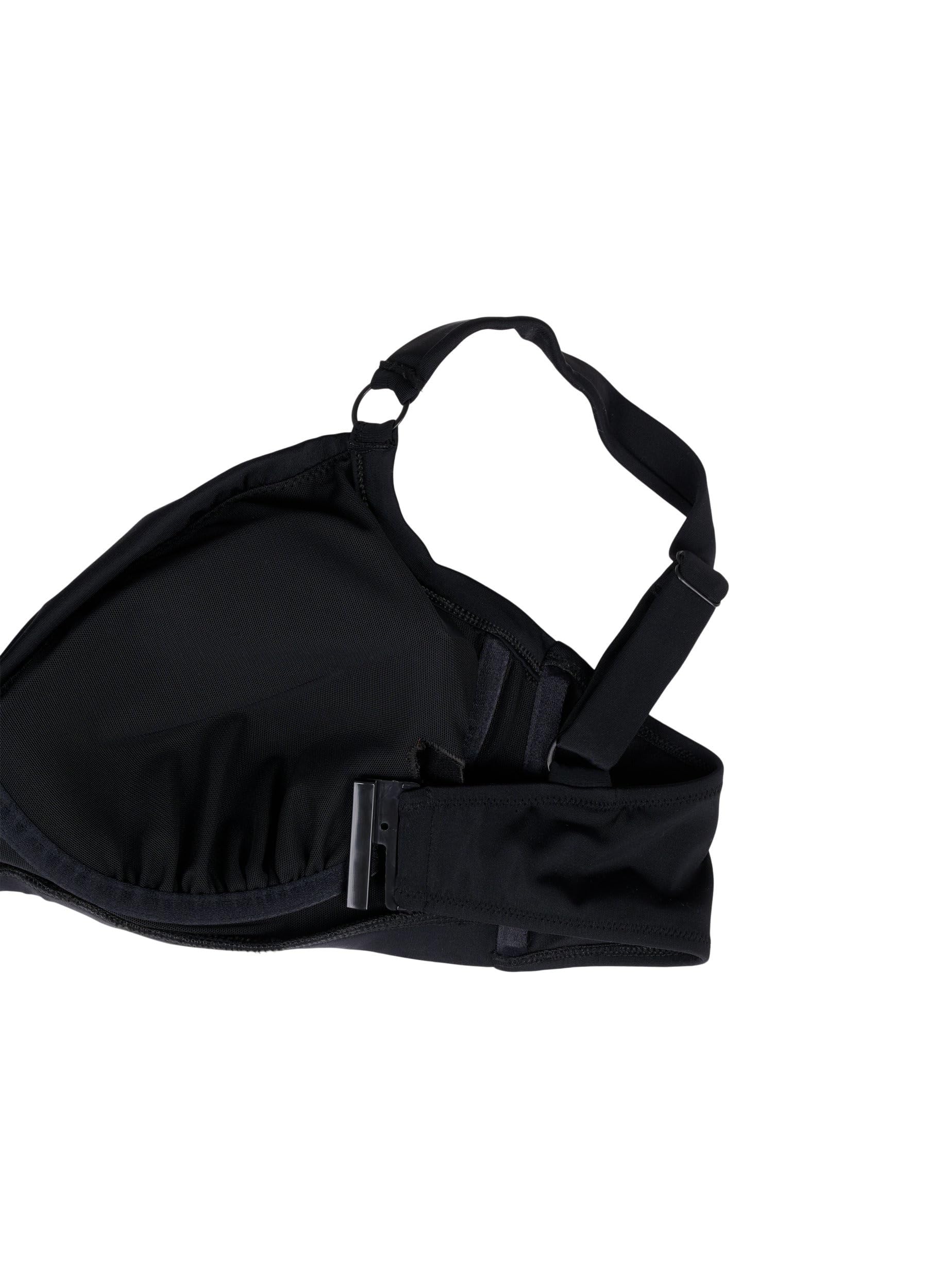 Swim by Zizzi Bikini-BH Bügel Drapierung Gr 42 Schwarz