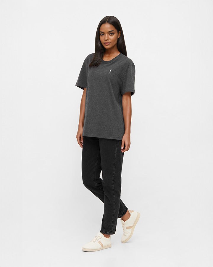 NIKIN TreeShirt Black Mel T-Shirt Bio-Baumwolle