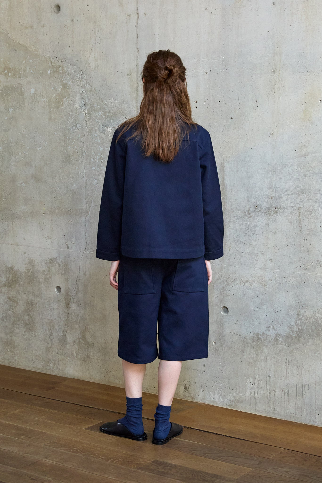 Christiane Strobel MARLENE Workwear Jacke Bio-Baumwolle Navy