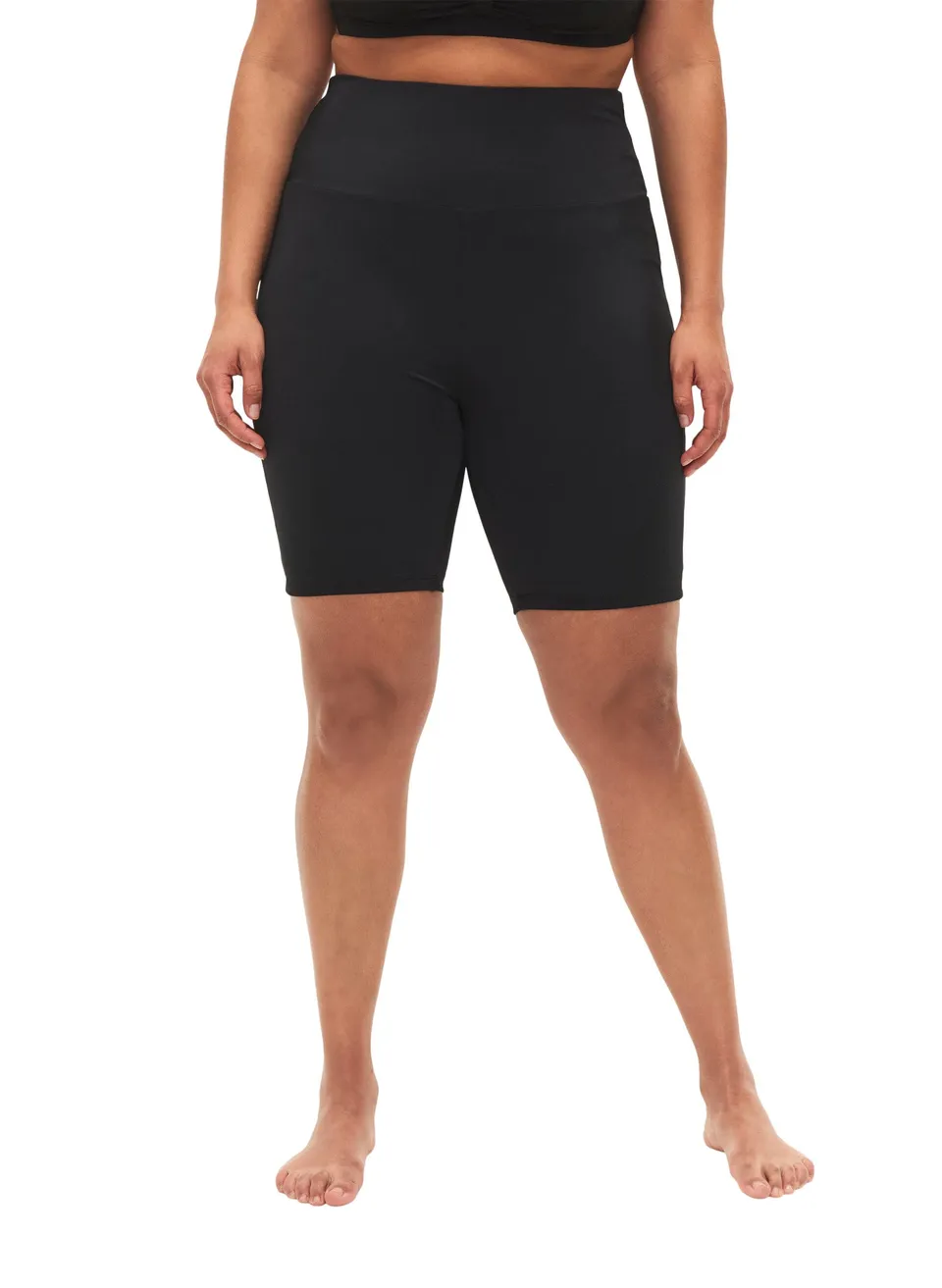 Zizzi Swimwear Badeshorts Lang Hohe Taille schnelltrocknend
