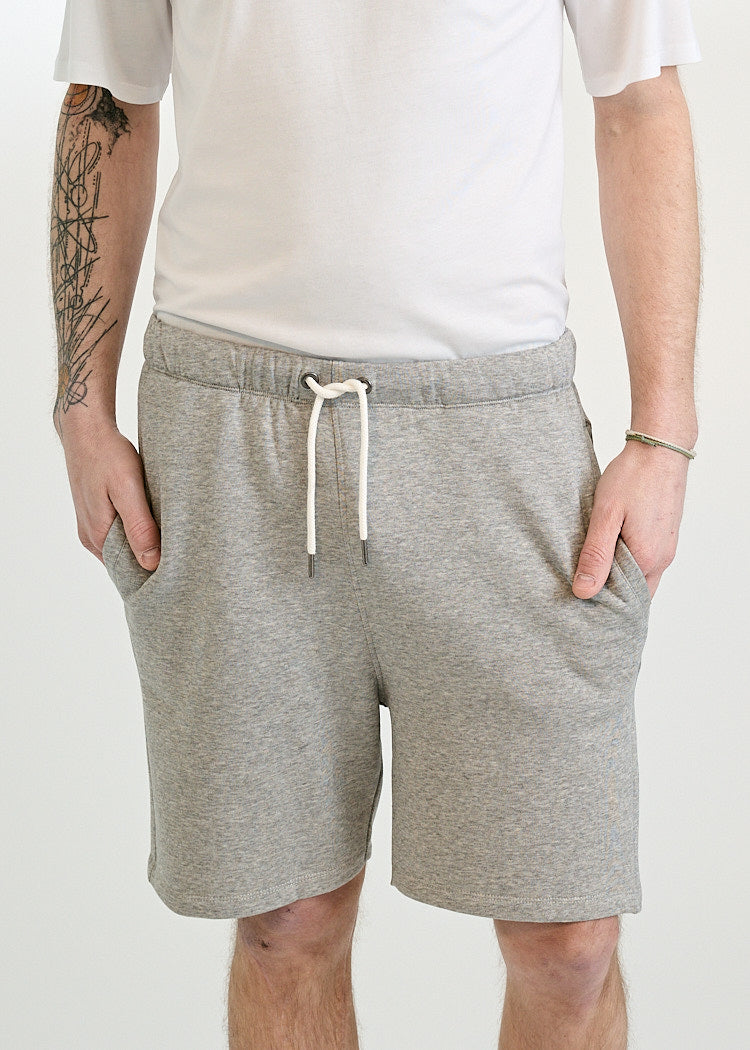 Wijld Joseph Sweat Shorts Gray Melange Herren aus Holz