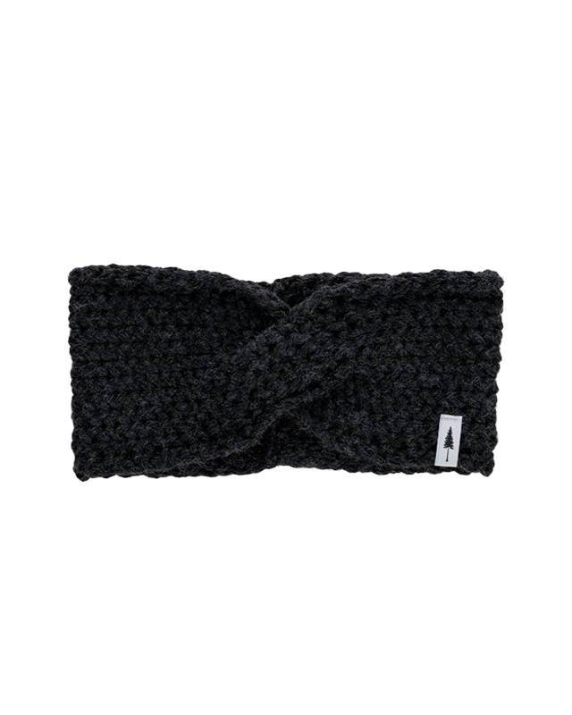 NIKIN TreeHeadband Knitted Twist Stirnband Black Mel