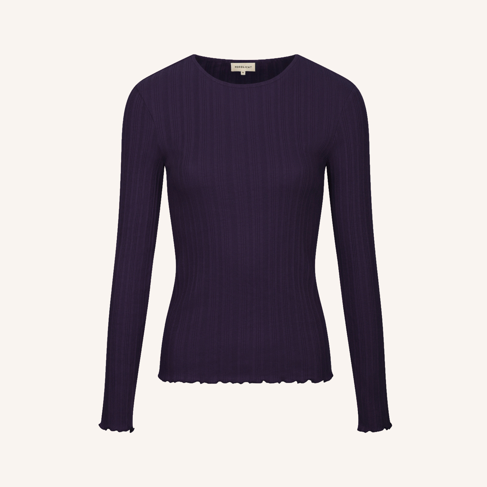 NORDLICHT Maja Langarmshirt Bio-Baumwolle Lila