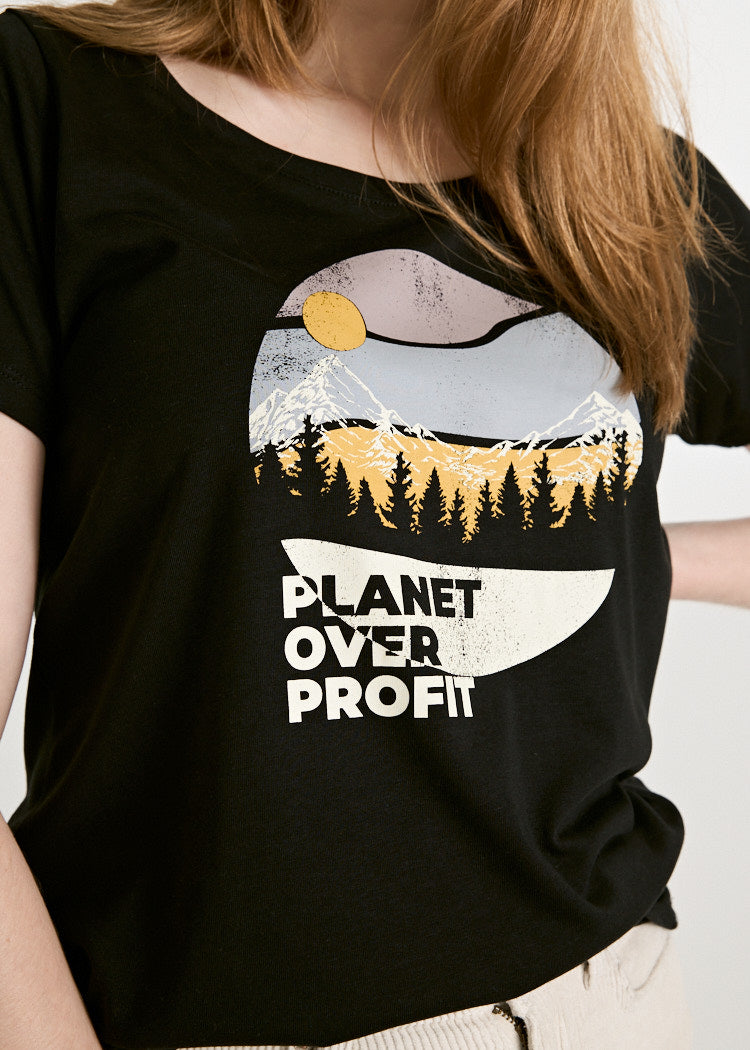 Wijld Woodshirt Lena Planet Damen T-Shirt Print