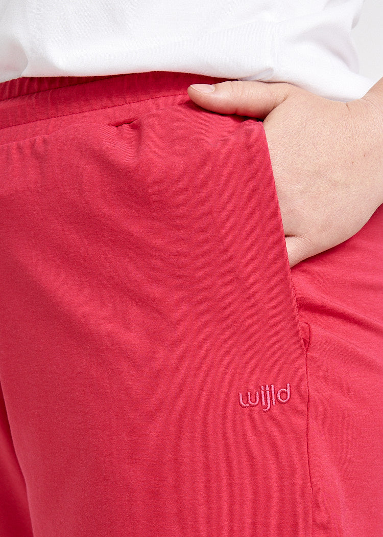Wijld Jersey Shorts Viva Magenta Damen Shorts pink 100% Lyocell